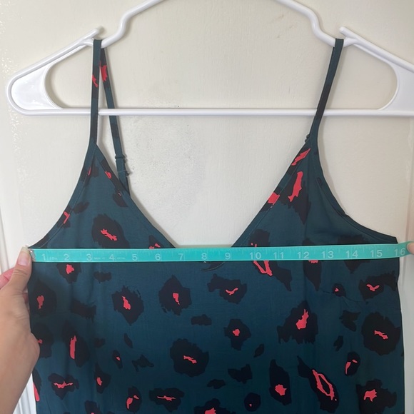 ⭐️NEW⭐️ Green and Pink Leopard Tank Top - Picture 9 of 11